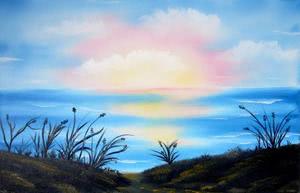 Ölmalerei Landschaft - Strandimpressionen